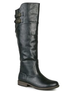 Journee Collection ~Woman Size 8.5M~ Tori Black Knee High Boots NWOB.